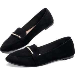 Black Loafer Flats